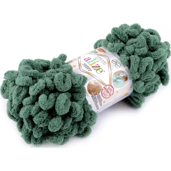 Příze Pletací příze Alize Puffy 100 g, barva 30 (532) zelená
