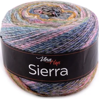 Příze Pletací příze Sierra 150 g - 5 (7208) modrá světlá růžová