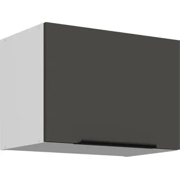 Kuchyňská skříňka Digestořová skříňka LUNARA - šířka 50 cm, grafit / bílá