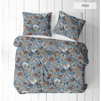 Bavlněná látka Kytičky na šedém, metráž 160 cm