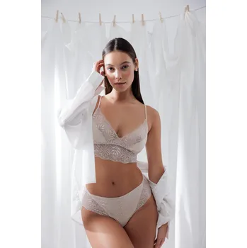 Podprsenka TIMO Timo | Krajkový crop-top Neptune - M / 27