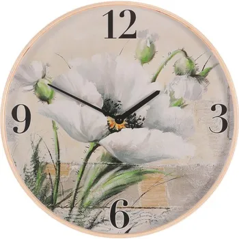 Hodiny Hodiny nástěnné MDF s dřevěným rámem HA1745