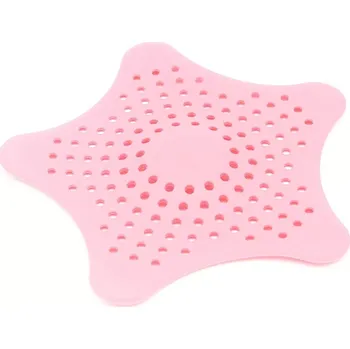 podložka do dřezu Silikonové sítko do odpadu 13 cm růžové