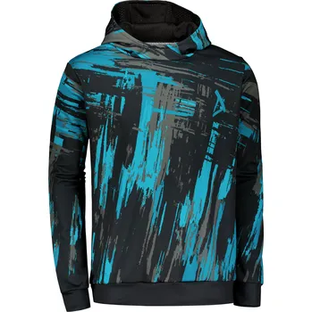 Pánská móda Pánská mikina premium ALTISPORT VOJ/ALM010MI01 ČERNÁ/EMERALD XXXL