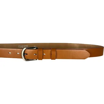 Opasek Dámský kožený opasek 30-199-42 hnědý - 95 cm