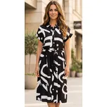 Dámské šaty KIXMI URIANA ČERNÁ M