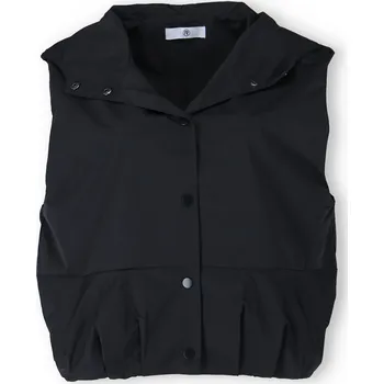 Dámské pončo Stylová vesta s kapucí RAY 024 barva: černá