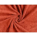 Bavlněné povlečení Froté lux lososová 90x200