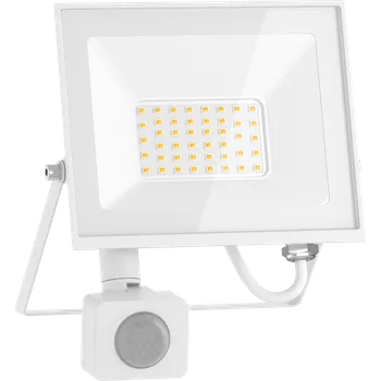 Mexen Luxpro+ LED reflektor s pohybovým senzorem, 30W, Studená - 6500K, 3300 lm, bílá - L236-030-65-20 Naświetlacze LED