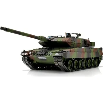 RC model tanku TORRO tank PRO 1/16 RC Leopard 2A6 kamufláž - Airsoft BB kouř z hlavně
