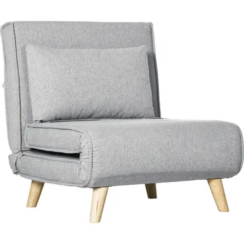 Pohovka Rozkládací pohovka s funkcí lůžka | světle šedá