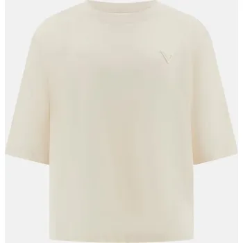 Dámské Tričko GUESS COLETTE BOXY T-SHIRT V4BI21I3Z14-G6K5 – Béžová S