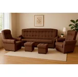 FALCO Sedací souprava Simona 3+1+1+2T Malmo 26 hnědá