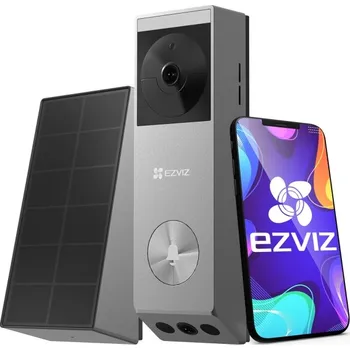 Bezpečnostní kamera EP3x Pro - Bezdrátový videovrátník se solárním napájením, 3MP+2MP, WiFi, 5200mAh - Ezviz
