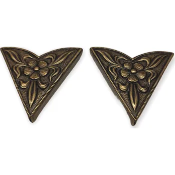 růžky na košile květ barva: staromosaz