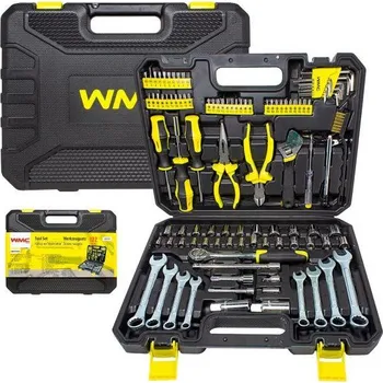 Sada nářadí WMC TOOLS Sada nářadí v kufříku 1/4" 3/8" 122 ks.