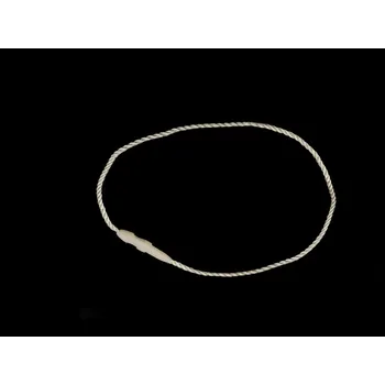 Náramek Šňůrka na visačku PES s pojistkou, velké, 2 krémová nejsvět.