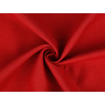 Bavlněná látka Half Panama k vyšívání, malování, šití, střední, 7(302) (200 g/m²) červená