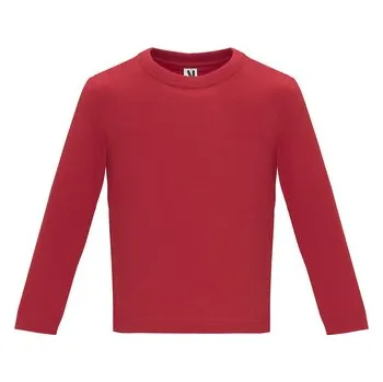 Chlapecké tričko Dětské tričko s dlouhým rukávem Baby, červená, Velikost 24M