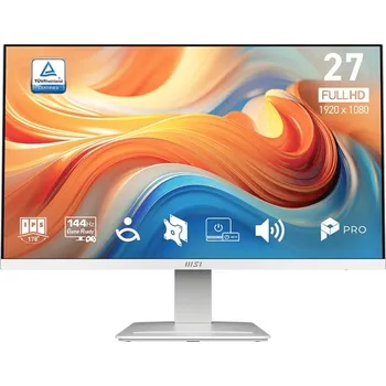 Monitor MSI Pro/MP273W E14A/27''/IPS/FHD/144Hz/1ms/Bílá/2R PRO MP273W E14A