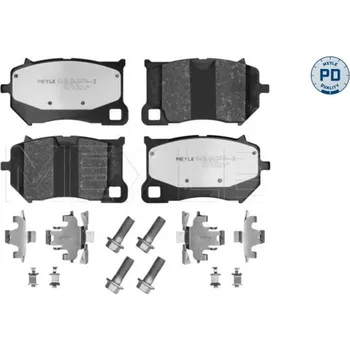 Brzdová destička Sada brzdových destiček, kotoučová brzda MEYLE 025 263 0618/PD