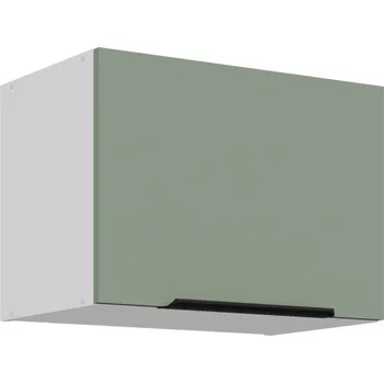 Kuchyňská skříňka Digestořová skříňka LUNARA - šířka 50 cm, zelená / bílá