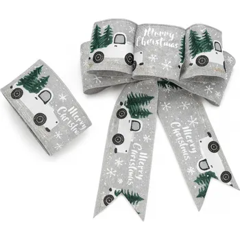 Stuha Flamenco Mystique Vánoční stuha na mašli, vánoční dárková stuha 5cm x 2m KSN131