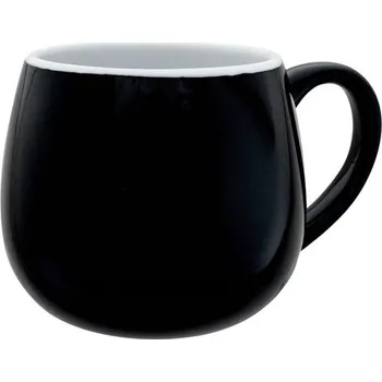 Buclák keramický hrnek 300 ml, černá-bílá