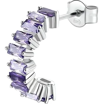 Náušnice Blyštivá single náušnice Fancy Magic Purple FMP12 Brosway