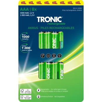 Článková baterie Tronic Ni-MH Ready 2 Use AAA 8 ks