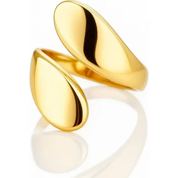 Prsten Flamenco Mystique Prsten z chirurgické oceli pokovený 14k zlatem, nastavitelný PST986