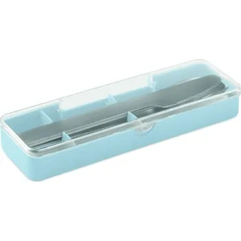 Příbor Sada příborů z nerezové oceli Mesteck - Dětská Modrá