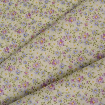 Bavlněný popelín Kika ecru