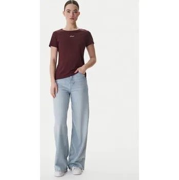 Pánské oblečení BOSS T-Shirt Elove 50554696 Hnědá Slim Fit XL