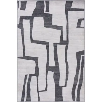 Koberec VEG 203 stříbrný 200 x 290 cm