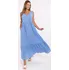 Dámské šaty Dlouhé letní bavlněné šaty TW-SK-BI-28007.63 modré, M