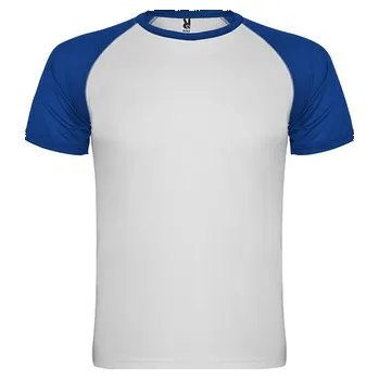 Dámské tričko Dětské sportovní tričko Indianapolis, bílá/královská modrá, Velikost 8