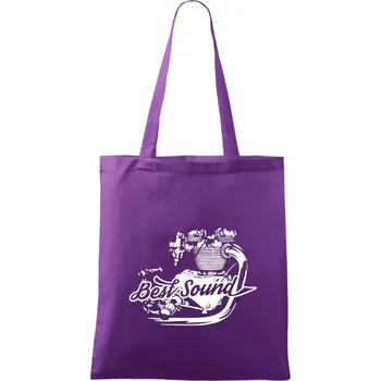 Moto Best Sound - Taška bavlněná - 42 x 38 cm ( Fialová )