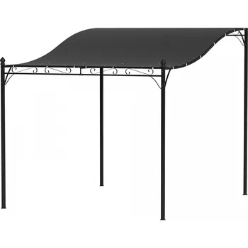 Pergola Vodoodpudivá pergola 2,5 x 3 x 2,5 m | tmavě šedá