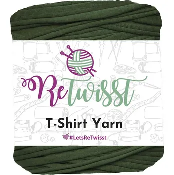 Příze špagáty ReTwisst vojenská zelená