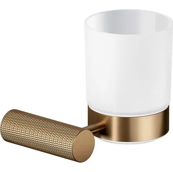 Držák na kartáček CERSANIT nástěnný kelímek ZEN Kartáčovaná měď S951-903