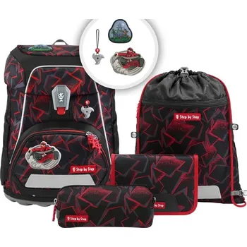 Školní batoh Školní aktovka Step by Step FIT, Ninja Yuma - 5 dílný set, AGR certifikát