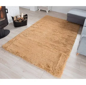 Koberec Plyšový koberec TOP - BÉŽOVÝ (80x150 cm )