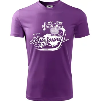 Moto Best Sound - Dětské triko sportovní (dresovina) - 134 cm/8 let ( Fialová )