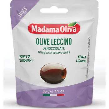 Sušená potravina Madama Oliva Snack černé olivy bez pecky 30g