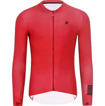 cyklistický dres HOLOKOLO Cyklistický dres s dlouhým rukávem letní - VICTORIOUS ELITE - červená S