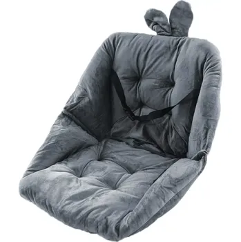 Polštář Polštář na židli s opěrkou 45 × 45 cm, šedý