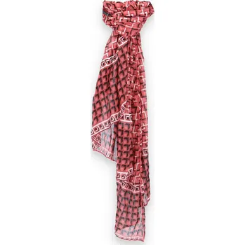 Šátek Šátek potisk kostka Italie(180530) P23 barva: červená-korálová