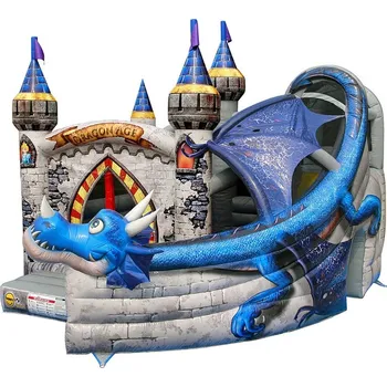 Skákací hrad Happy Hop - PROFESIONÁLNÍ Skákací nafukovací hrad Dračí hrad