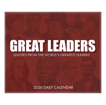 Kalendář Great Leaders, Greatest Quotes 2026 5.4 X 6.2 Box Calendar (Kalendář)